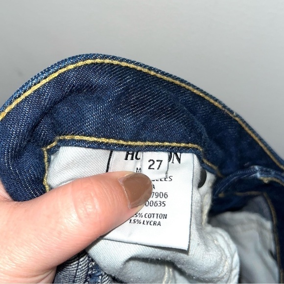 HUDSON Low Rise Blue Jeans Size 27 - Picture 5 of 12